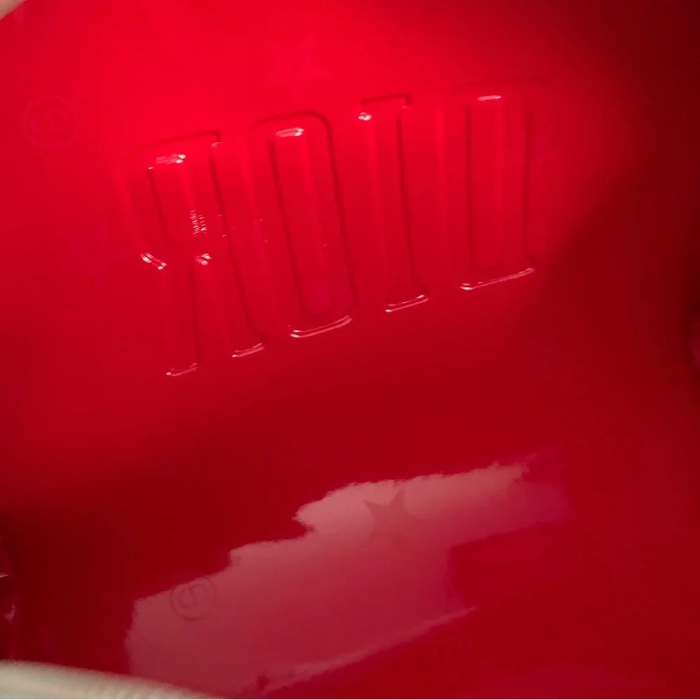 Dior red zippy Pouch